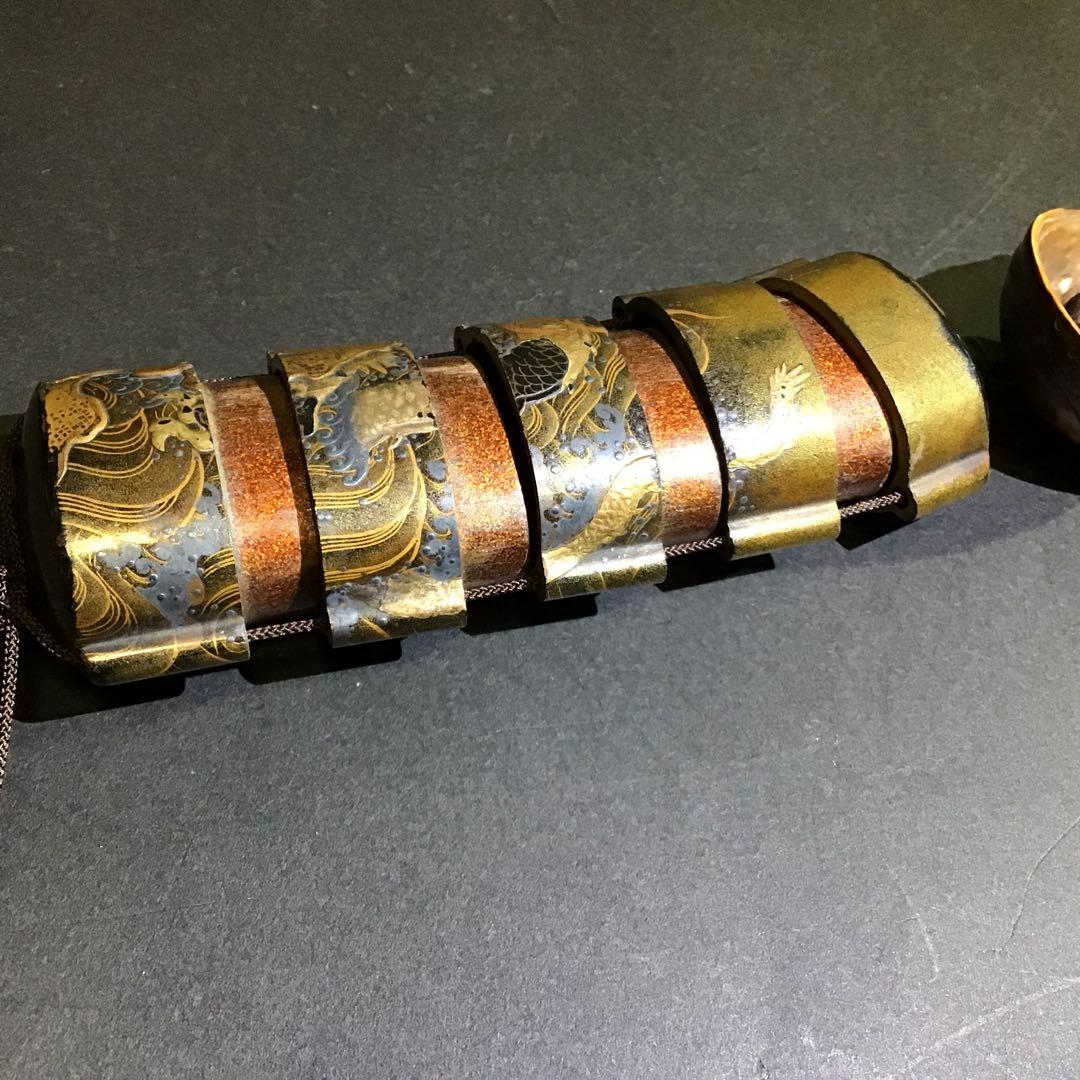 金高盛蒔絵　昇龍絵印籠　江戸期