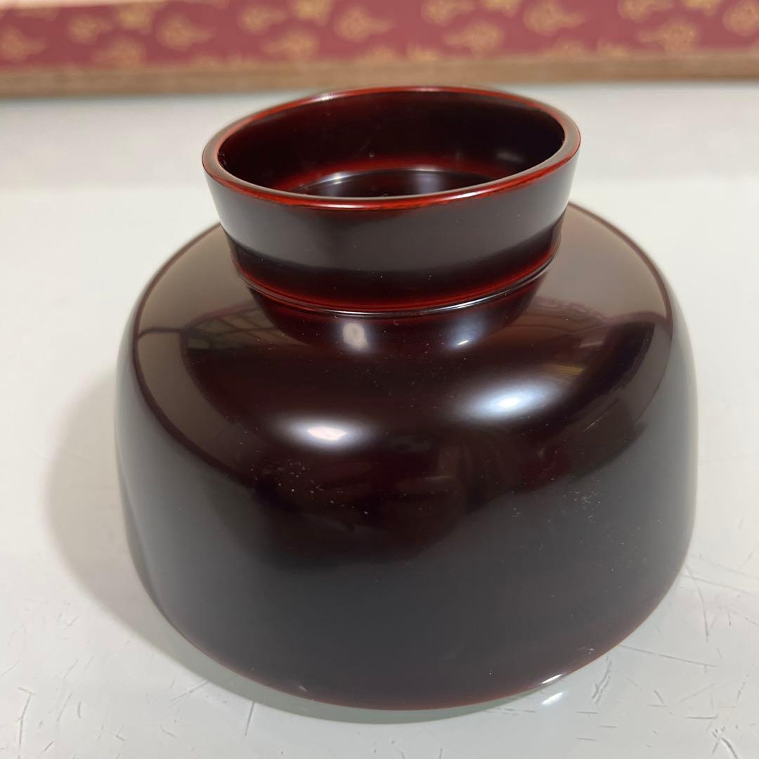 A l ma❣️木製漆　輪島塗　溜塗　お椀2ケ