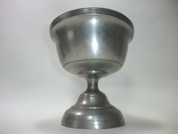 酒器 古い 本錫 盃洗 錫製 579ｇ 時代物 骨董 古美術