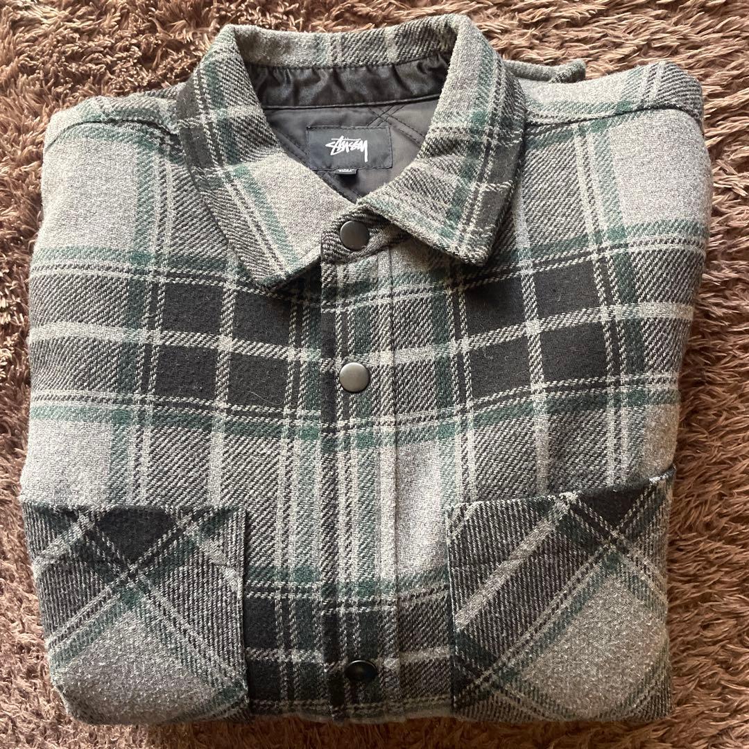 Stussy チェック柄 フランネルシャツ M