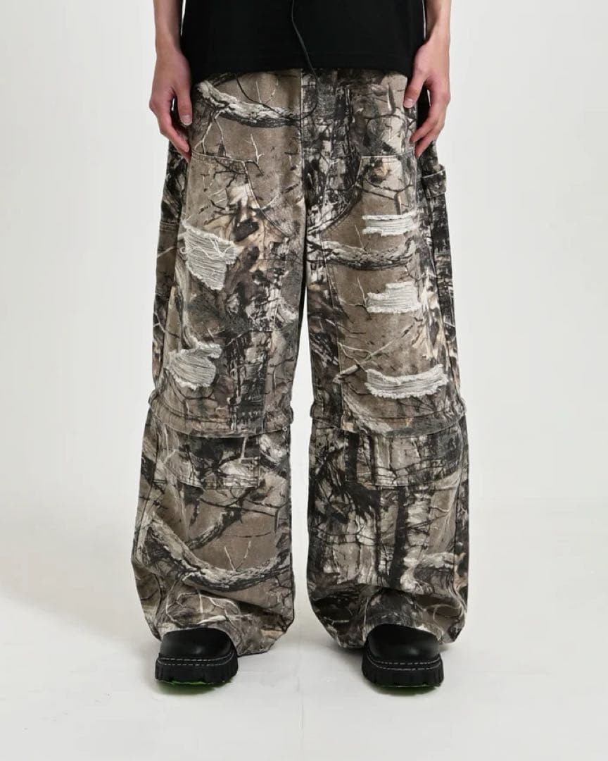 リアルツリーダメージ2WAYパンツ L2058 S 地底人ONLINE