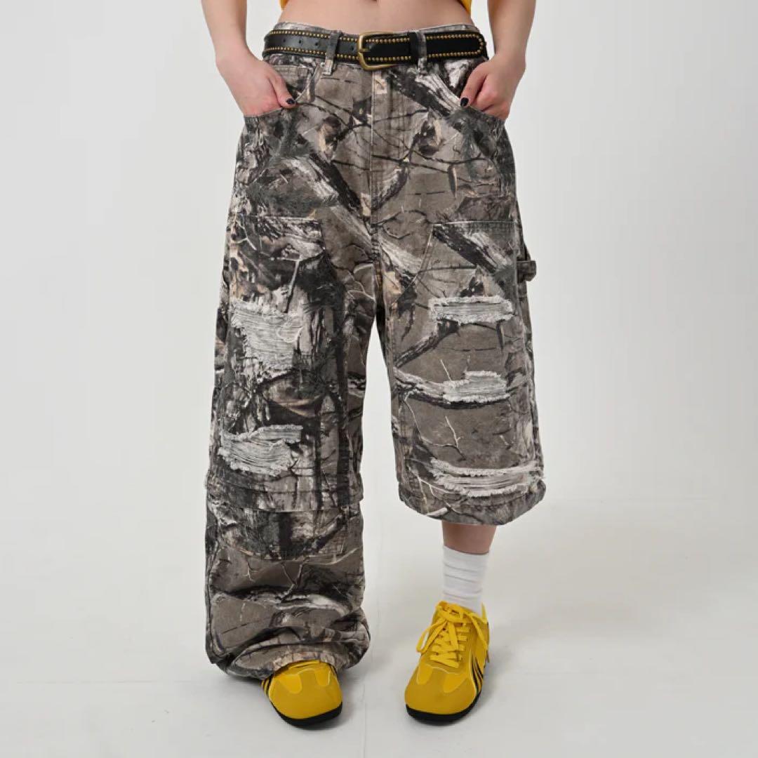 リアルツリーダメージ2WAYパンツ L2058 S 地底人ONLINE