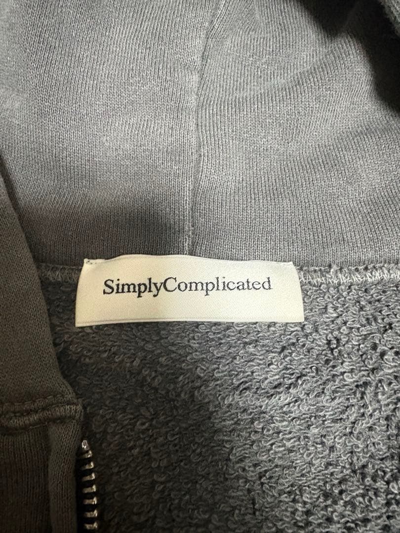 CORE LOOPWHEEL ZIP HOODIE BLACK サイズ2