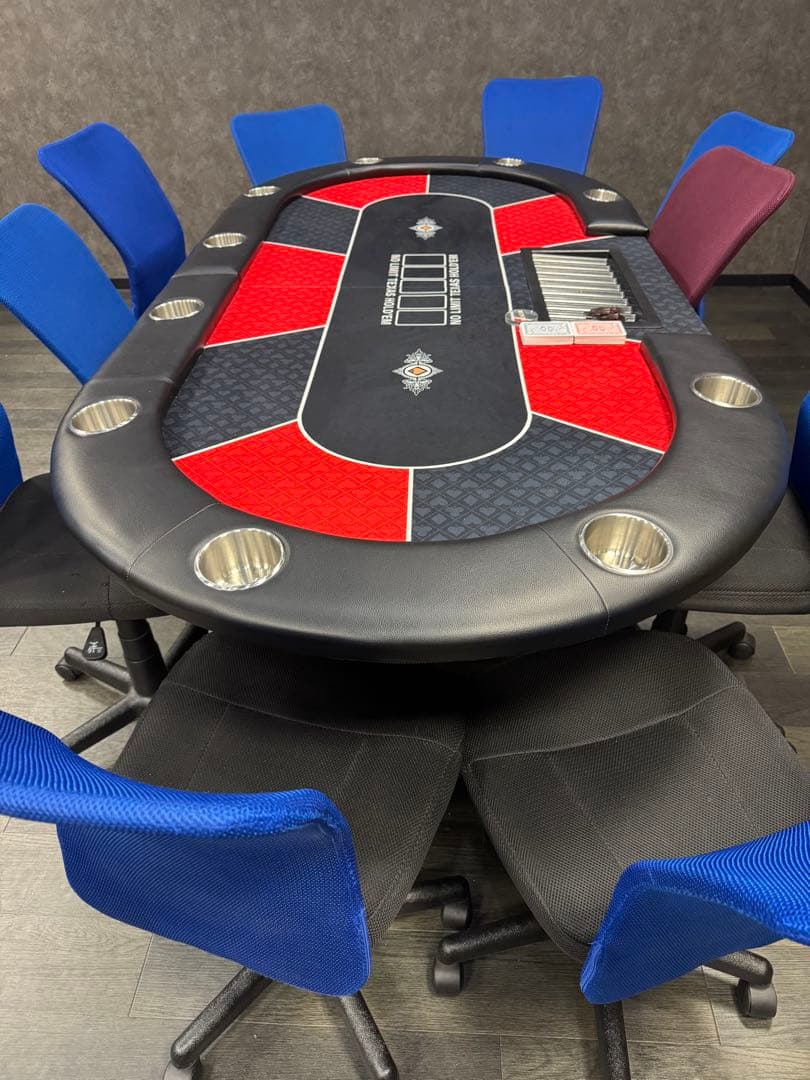 ポーカーテーブル自作サイドテーブル付き引き取りにこれる方