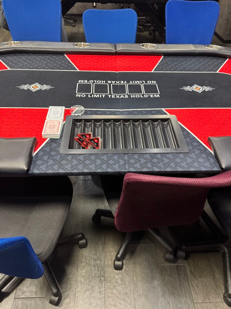 ポーカーテーブル自作サイドテーブル付き引き取りにこれる方