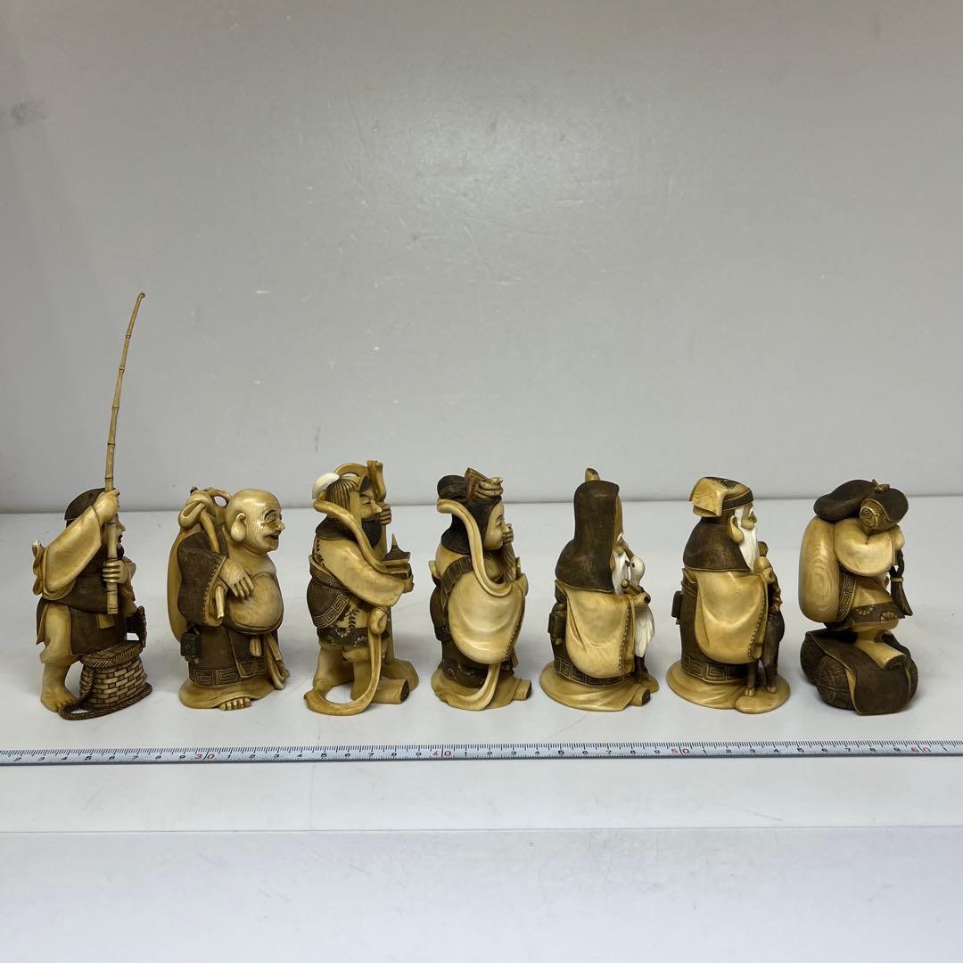 くもりちゃん専用極上和彫峰山七福神 ケース付 1485g 東キ7-1213☆2F