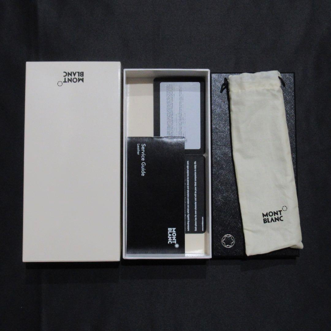 モンブラン ペンケース ペンポーチ 4810 ウエストサイド ブルー 1本用