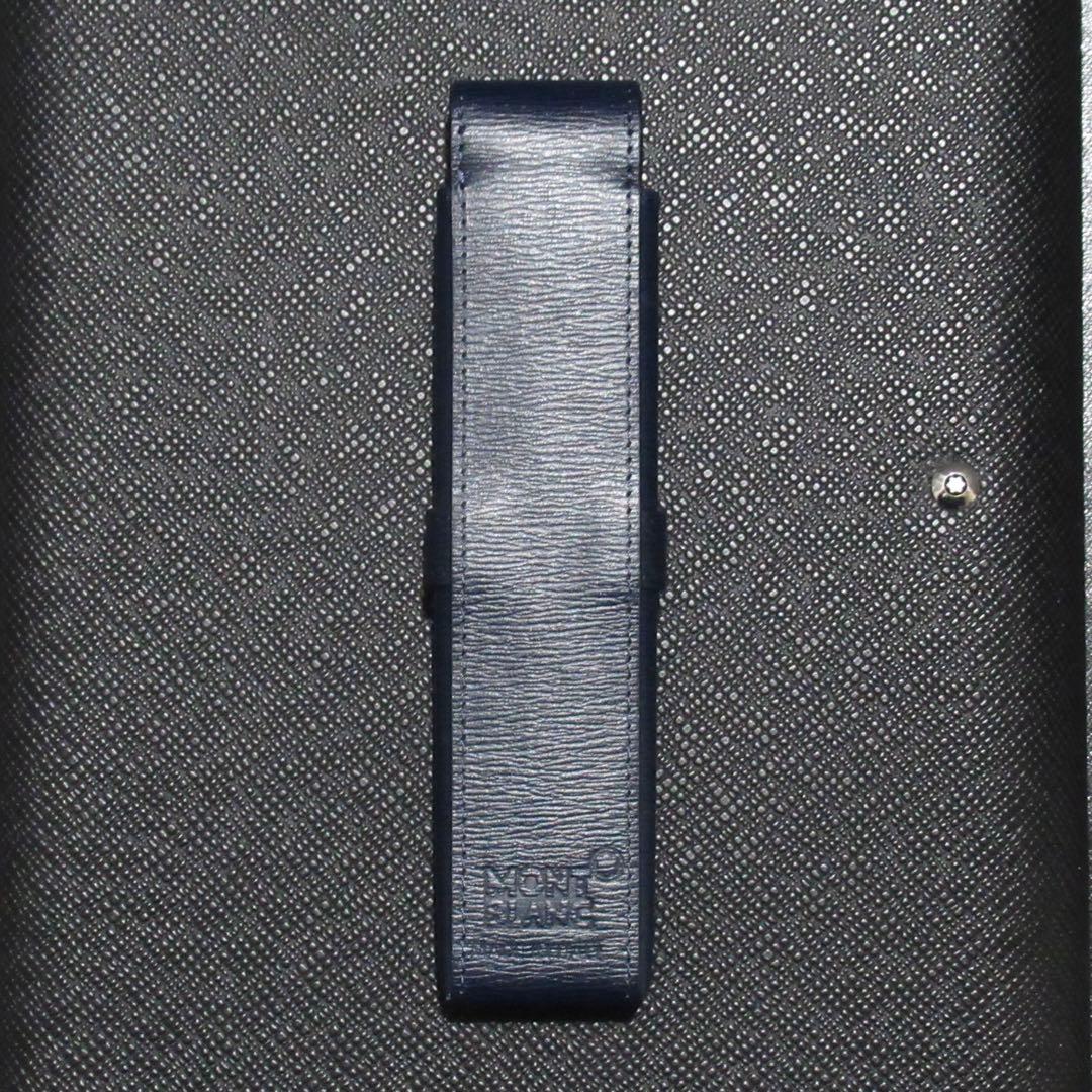 モンブラン ペンケース ペンポーチ 4810 ウエストサイド ブルー 1本用