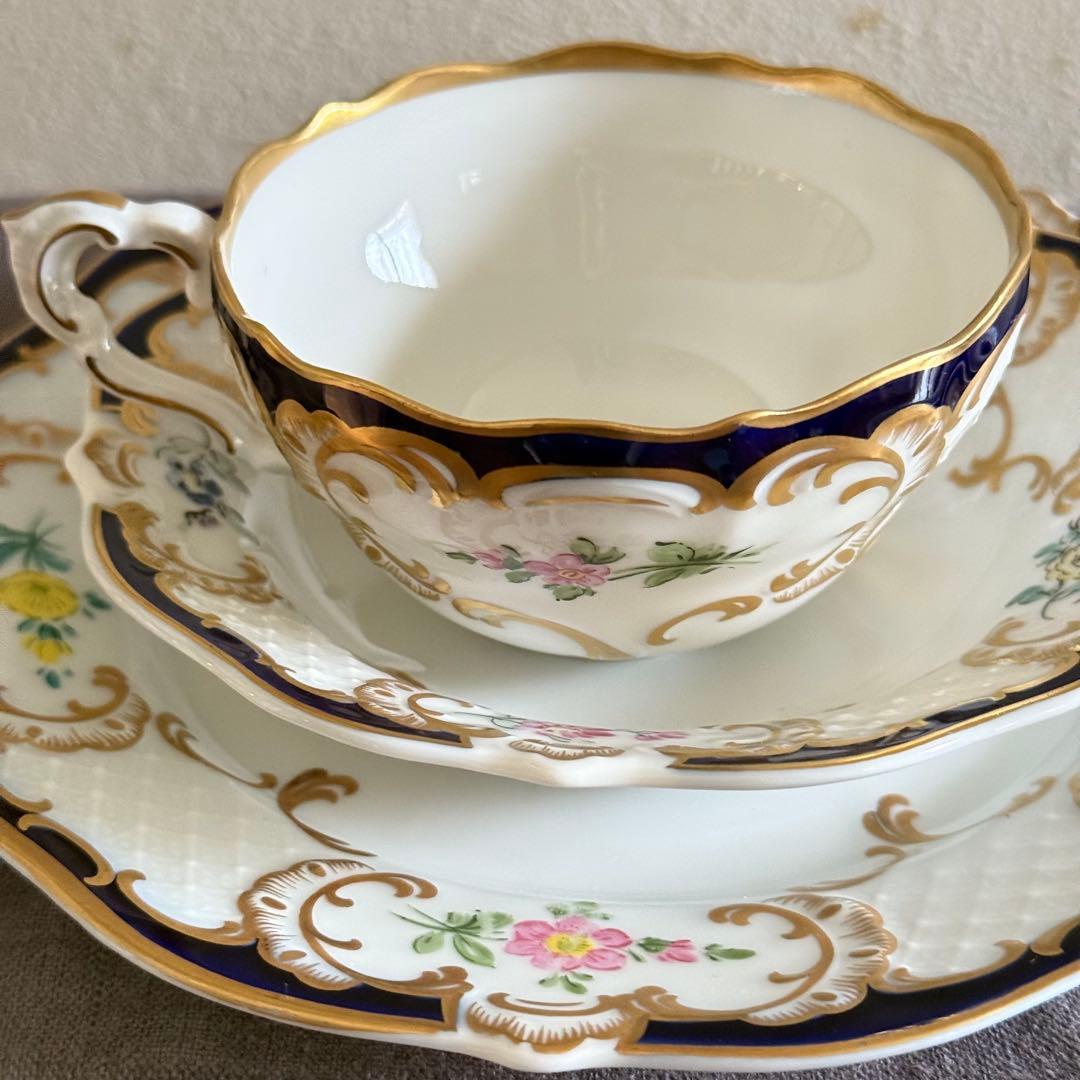 リンドナー　金縁　カーディナル　トリオ①　コバルト