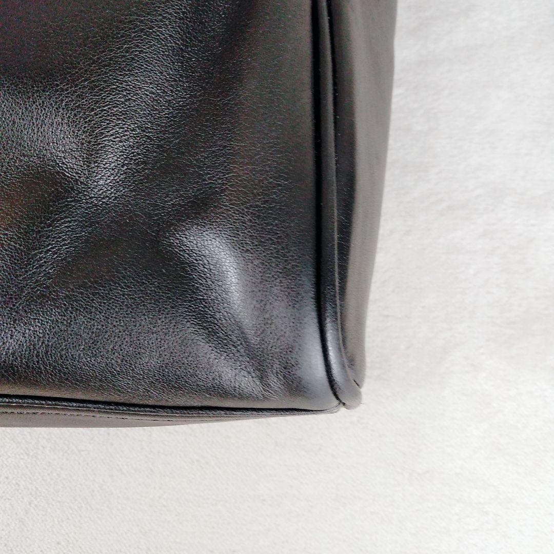 ★COACH★ コーチ 2WAY レザー ビジネスバッグ 2層式 ブラック