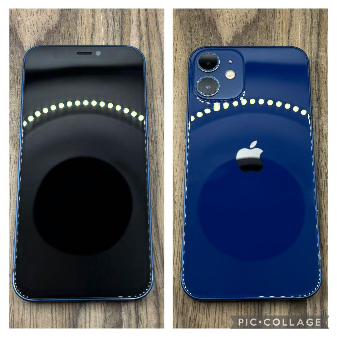【新品バッテリー】iPhone12mini ブルー 256GB SIMフリー