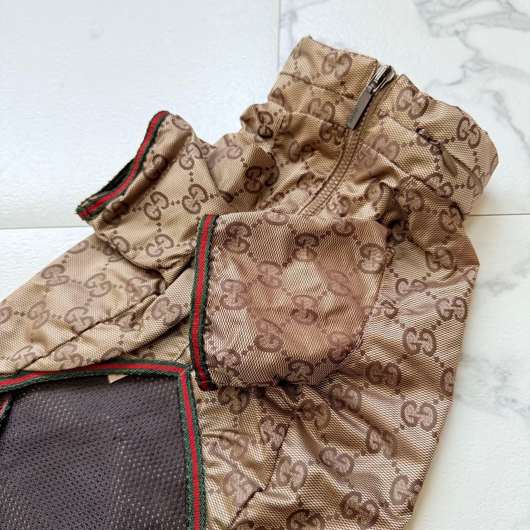 グッチ GG モノグラム ドッグウェア 犬服 小型犬　ナイロン コート