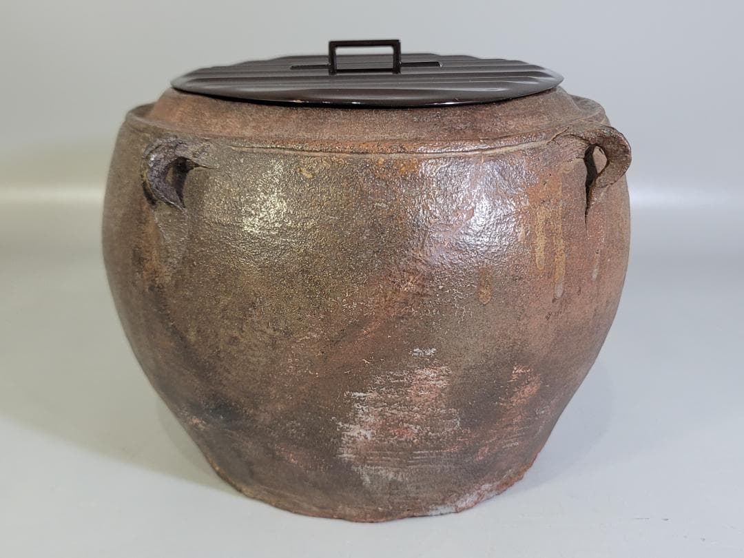 茶道具 南蛮 四耳壷 水指 古美術 DT443