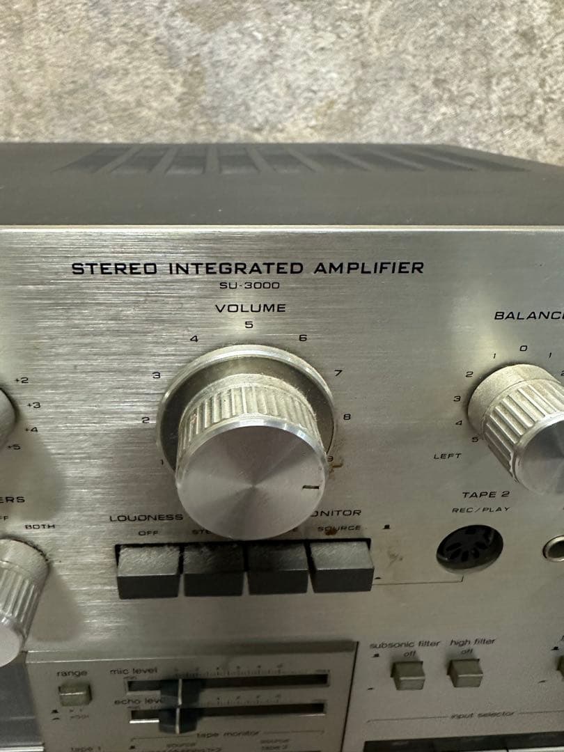 Technics ステレオ　アンプ SU-3000 & SU-V55