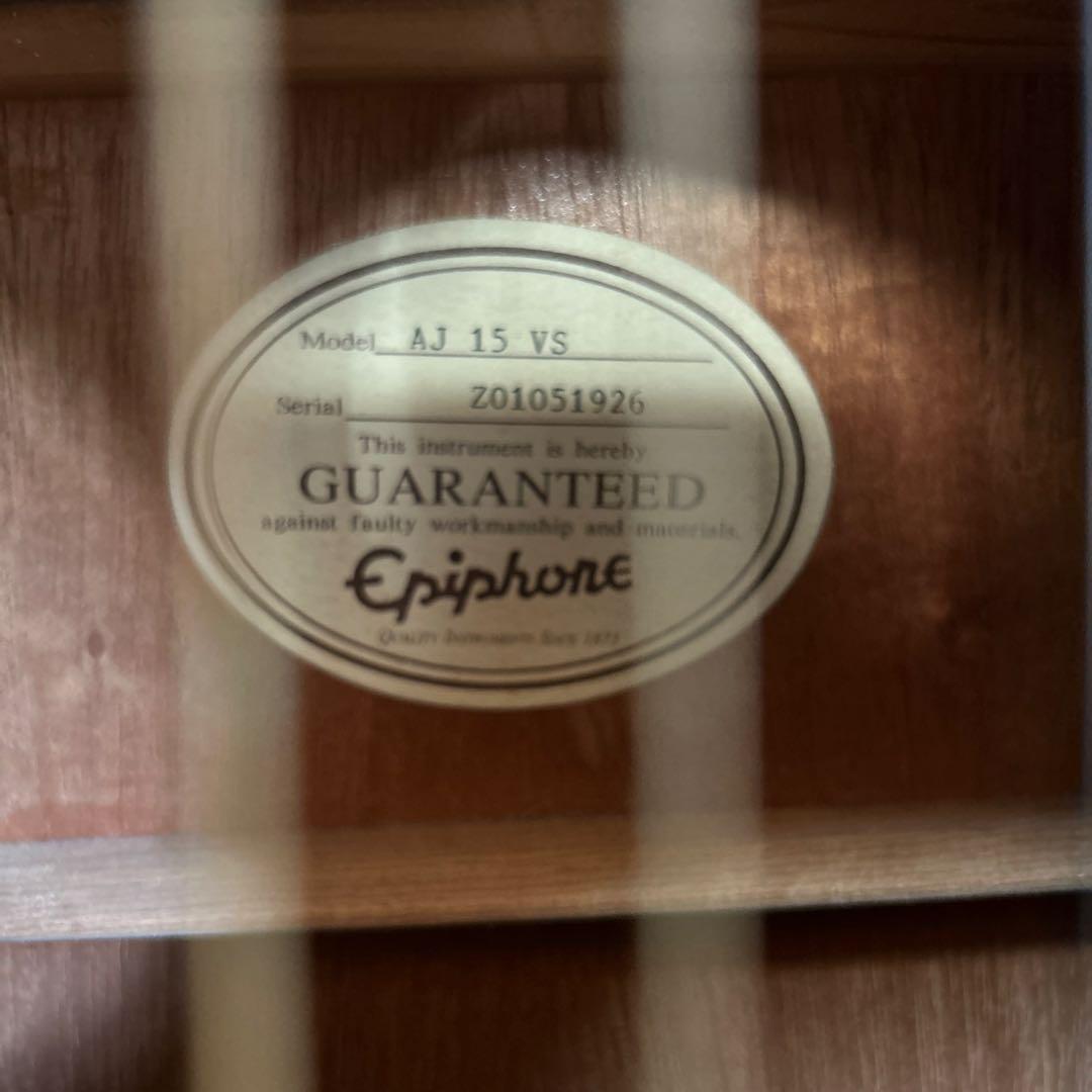 Epiphone エピフォン AJ-15VS アコースティックギター