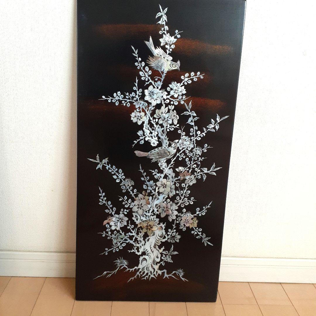 AIchemyです　螺鈿細工 骨董品 古美術 工芸品 壁掛絵画