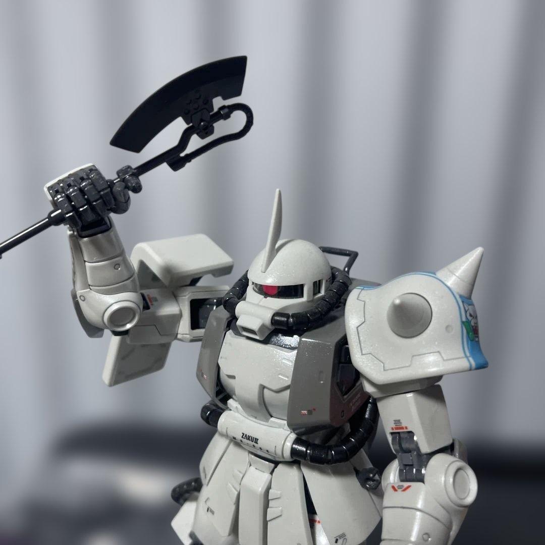 【美】MG1/100シンマツナガ専用ザクⅡと MGジョニーライデン専用ザクⅡ