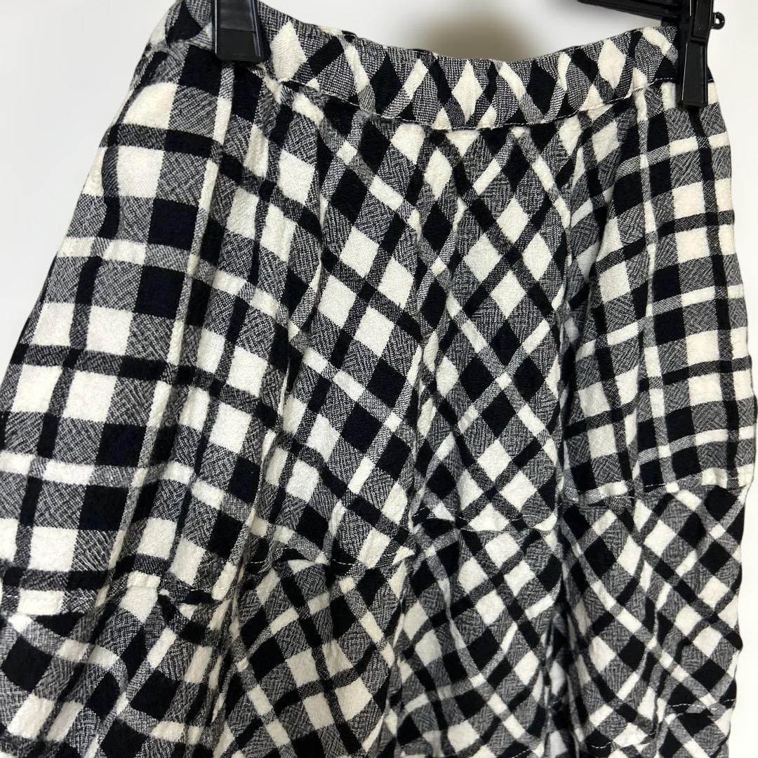 コムデギャルソン　チェック柄 サルエルパンツ