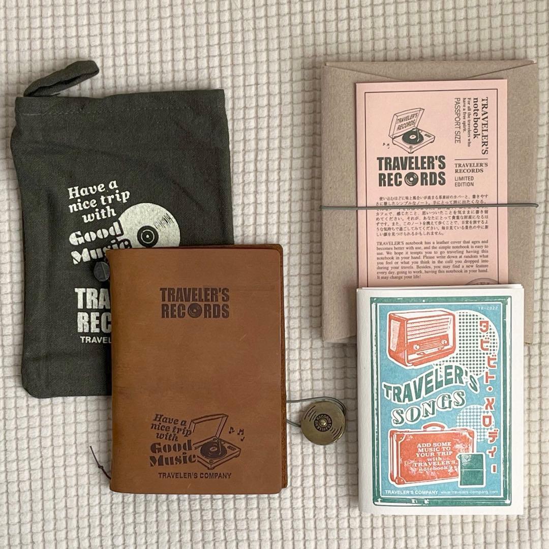 【限定セット】トラベラーズノート　レコード　パスポートサイズ