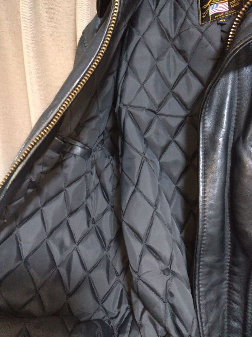 ペ*ソ様 バンソン VANSON ライダース 40　 タロンジップ　ヴィンテージ