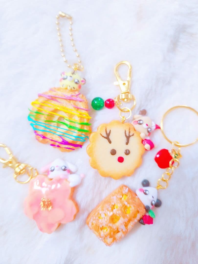 いちご③　フェイクスイーツ　樹脂粘土　スイーツデコ