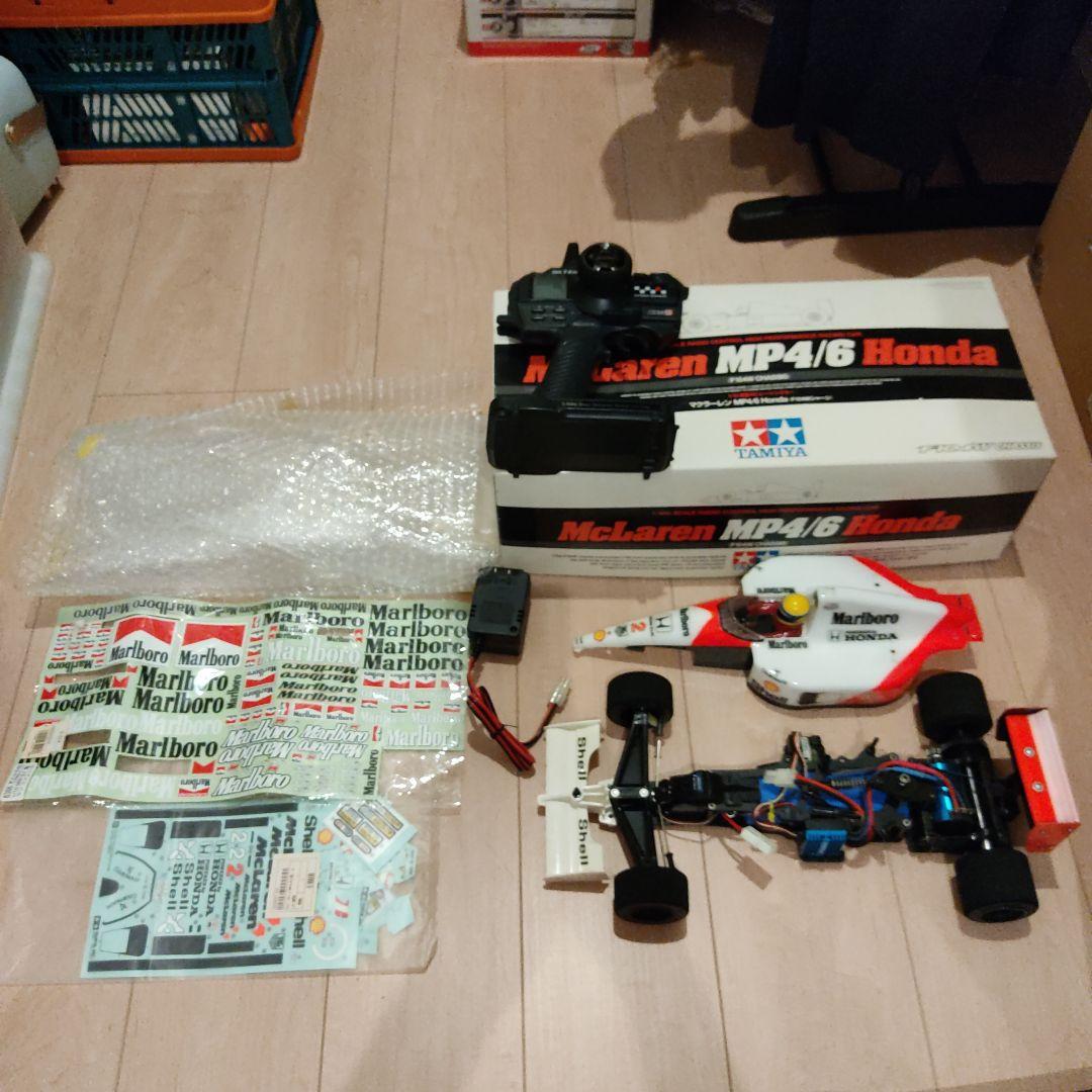 タミヤ 1/10 F1 マクラーレン MP4/6 F104W 未塗装ボディ付き