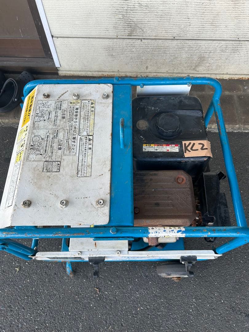 KL2★強い★ツルミ鶴見製作所エンジン式高圧洗浄機　多水量型　HPJ-680ES