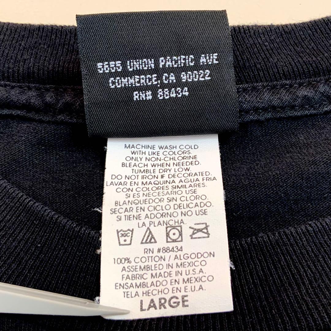 ジャネットジャクソン　ワールド　ツアー　Tシャツ　giantタグ　L 黒　半袖