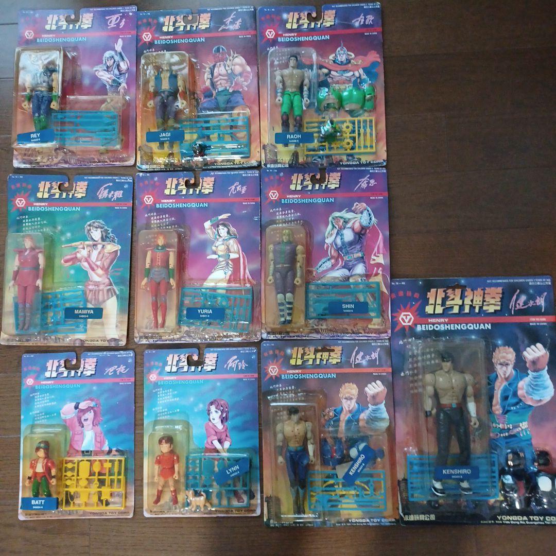 非正規版「北斗神拳」中国製フィギュア　シリーズ中の10点セット