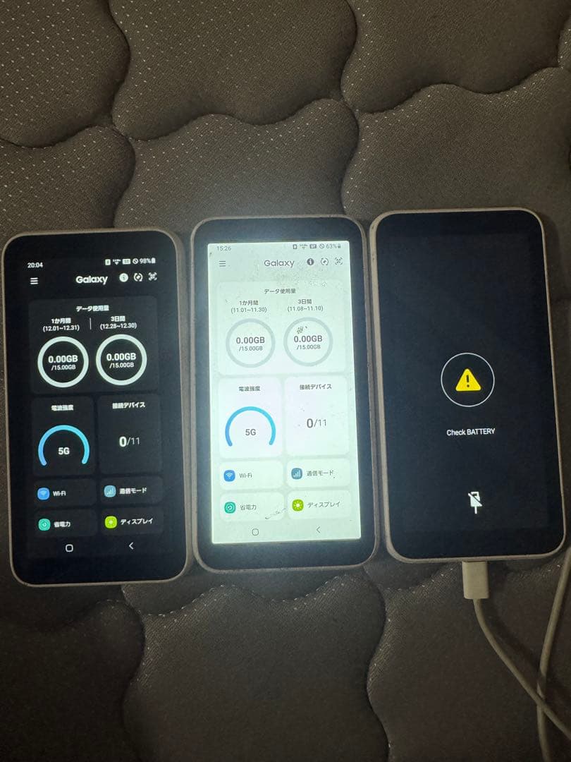 Galaxy モバイルルーター 3台セット