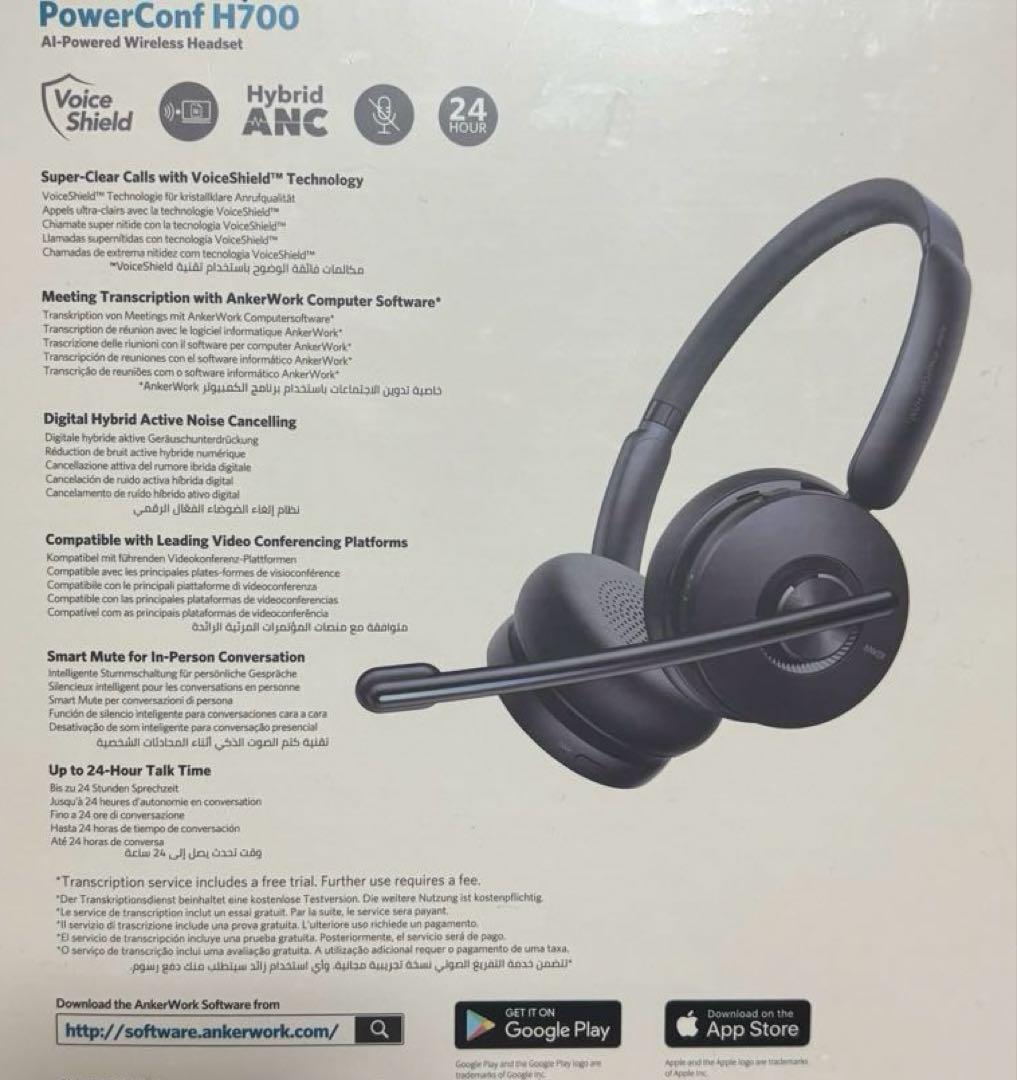 【新品未開封】ANKER PowerConf H700 ワイヤレスヘッドセット