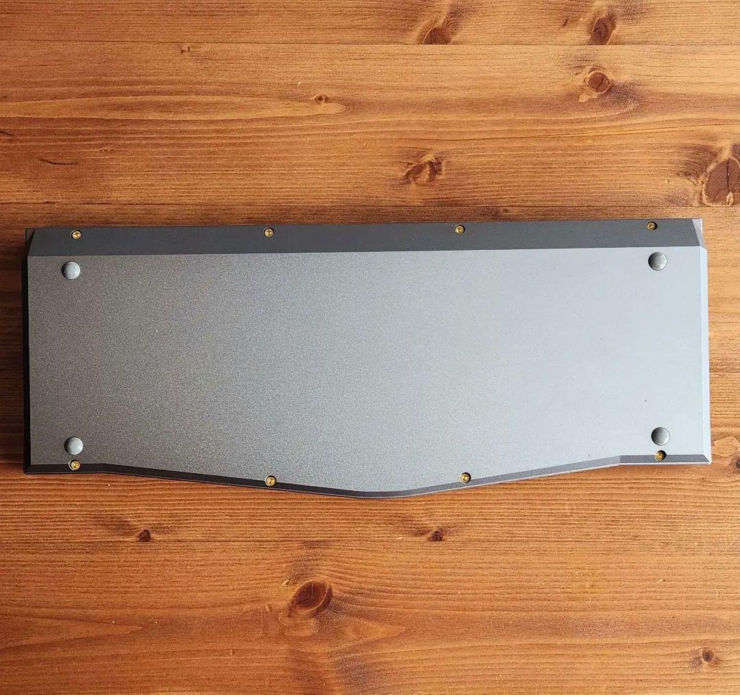 【パームレスト付き】Keychron Q10 シルバー 茶軸 アリス配列