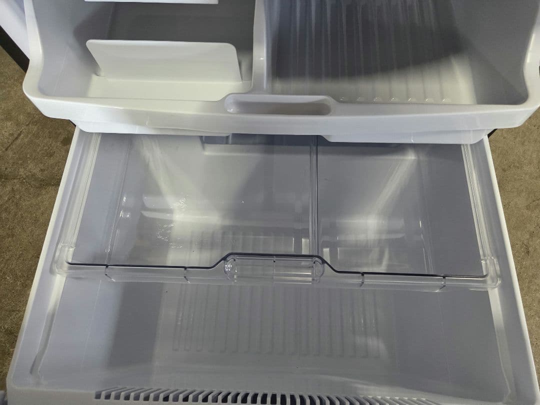 080702 SHARP ノンフロン冷凍冷蔵庫 SJ-PW37K-H