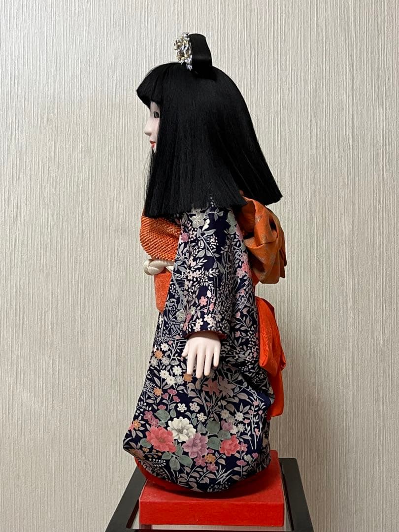 髪飾り付き市松人形 56cm