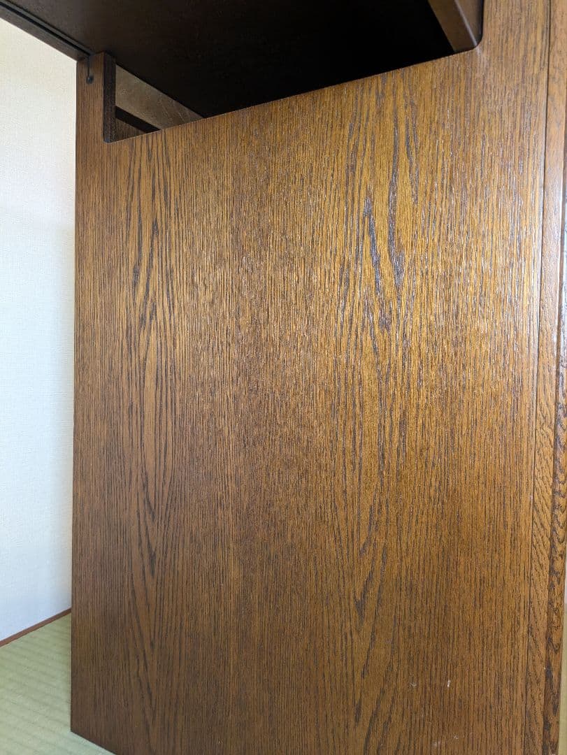 カリモク　コンパクト　折りたたみ　キャビネット　デスク　アンティーク