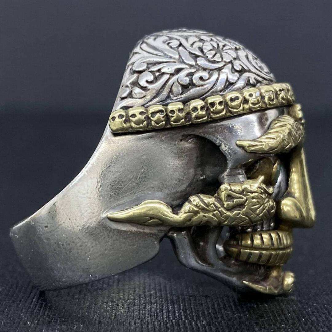 ZOCALO Tibetan Monk Skull Ring 24号