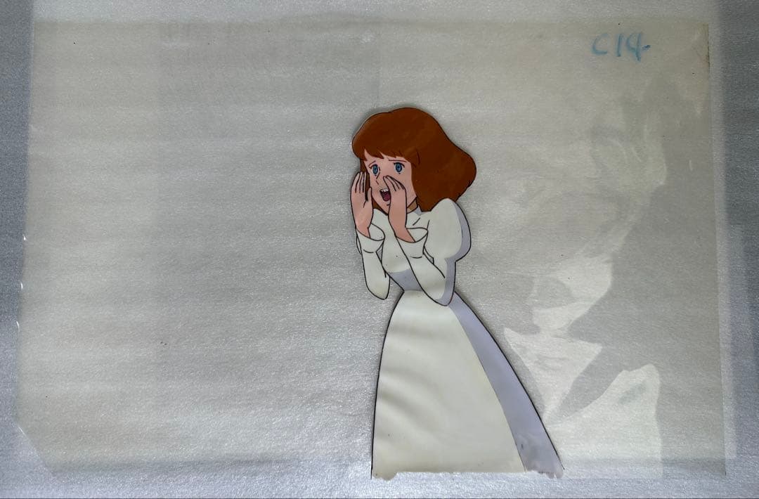 カリオストロの城　セル画　クラリス　ルパン三世