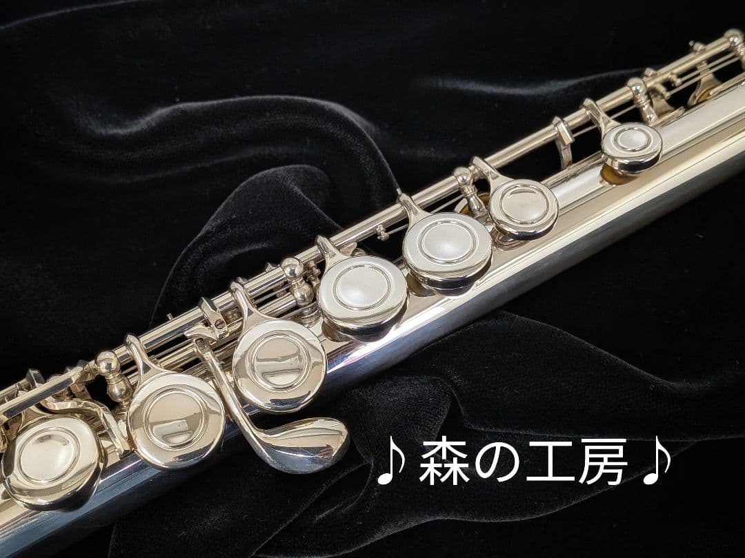 値下げ‼️中古フルート専門店‼️銀メッキ　ヤマハフルート YFL211S Eメカ