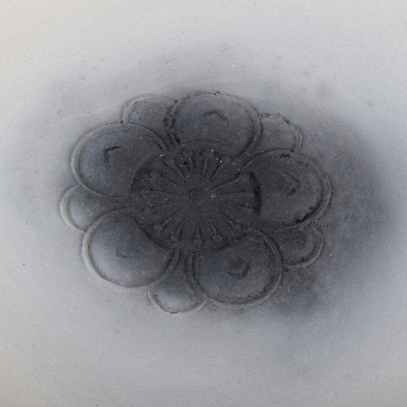 深草焼　染付　四ッ盃　明治期　時代箱　N　R9296