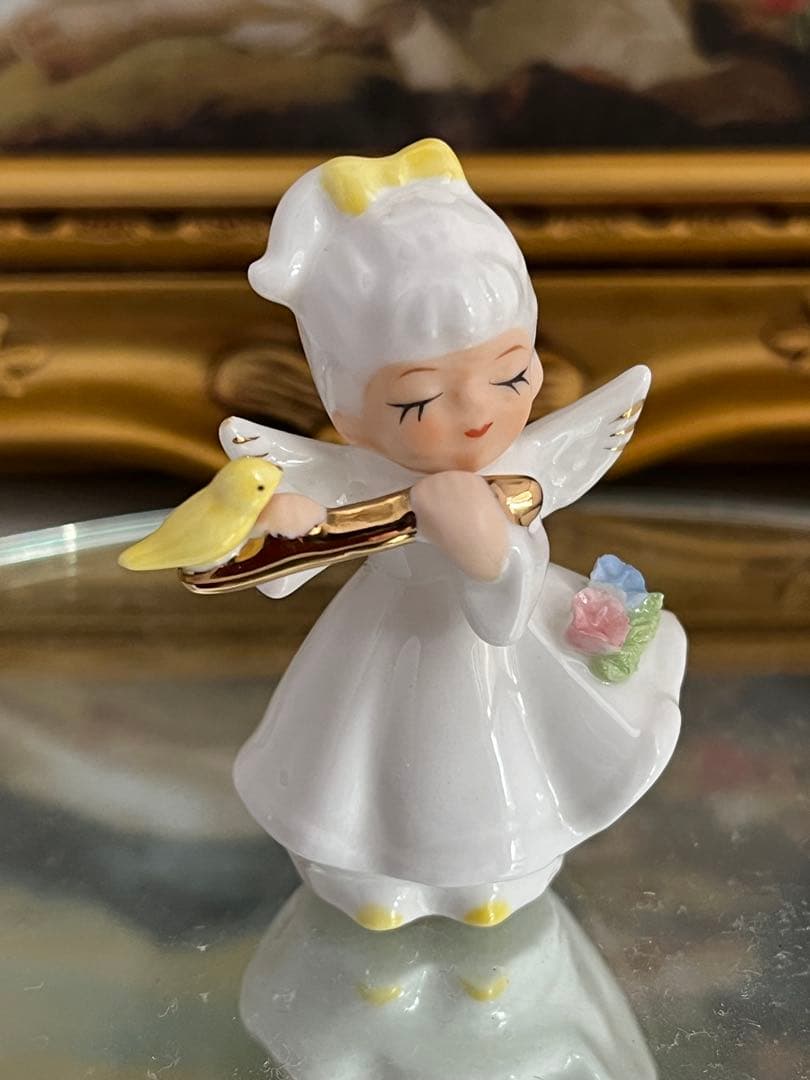 天使の陶器置物　7体セット　　　　加藤工芸