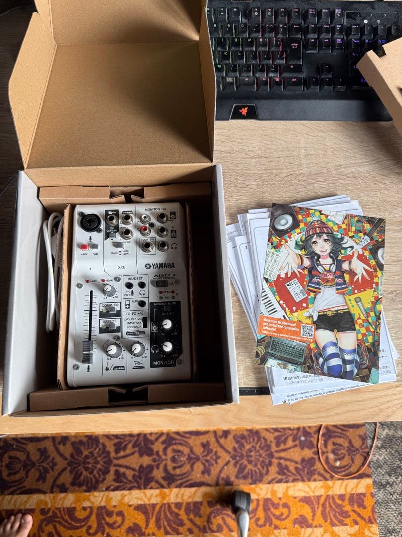 YAMAHA AG03 オーディオインターフェース(値段交渉不可)