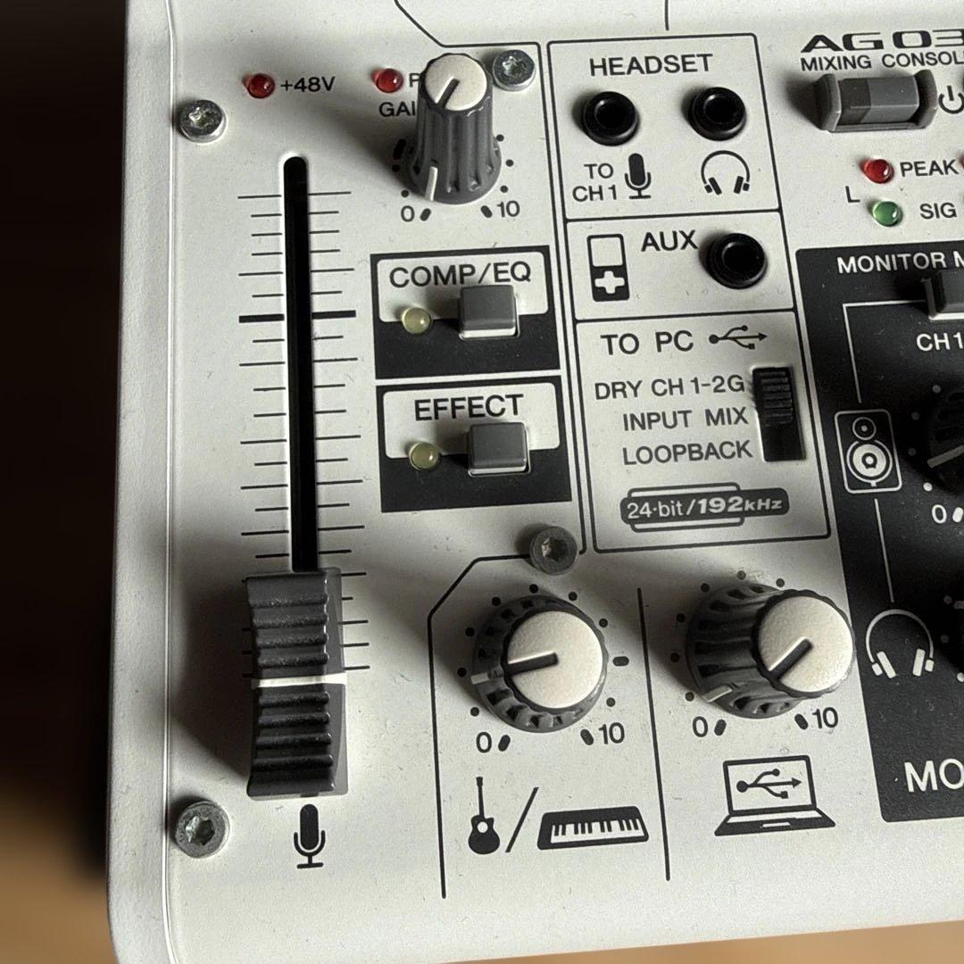 YAMAHA AG03 オーディオインターフェース(値段交渉不可)