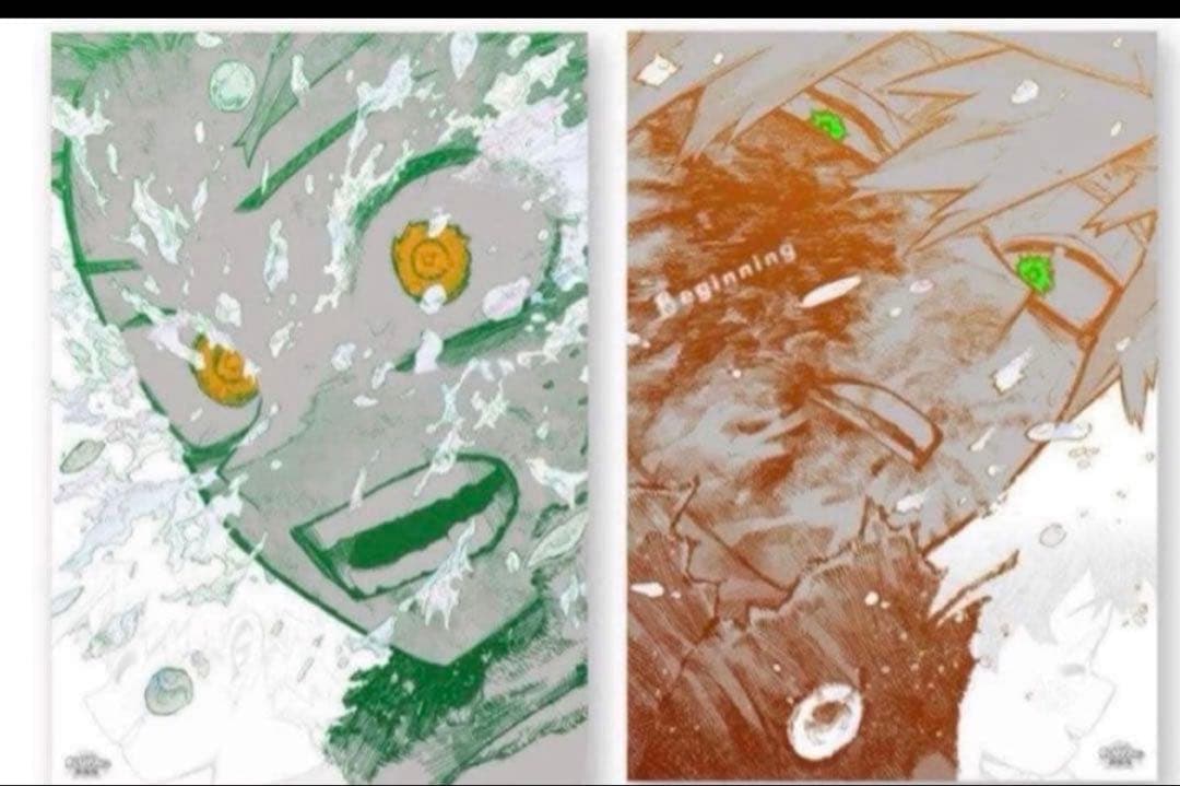 ヒロアカ 原画展 アートポスター A2 2枚セット　新品未開封品