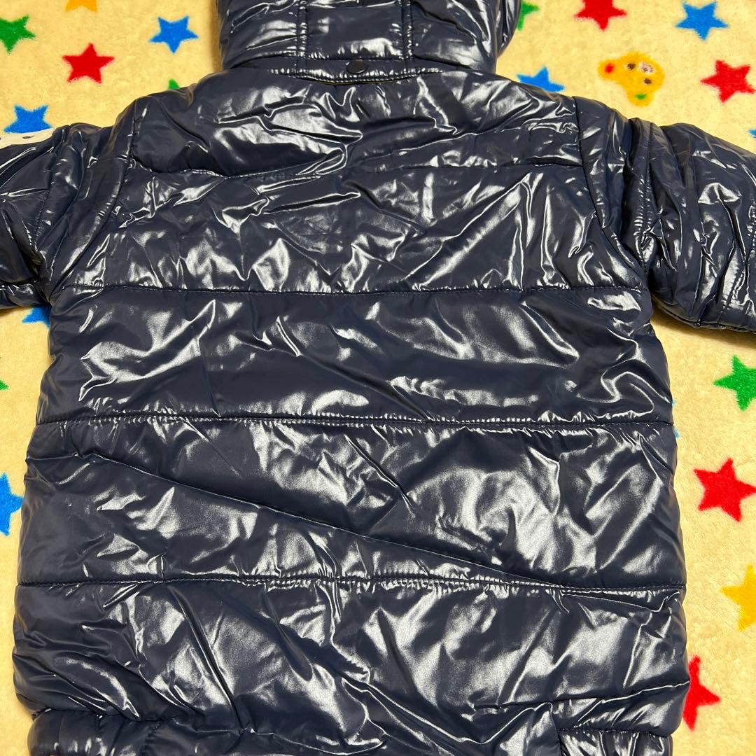 ⭐️ちゃちゃ⭐️ダブルビー⭐️リバーシブル⭐️黒✖️黄⭐️中綿ジャンパー⭐️90⭐️