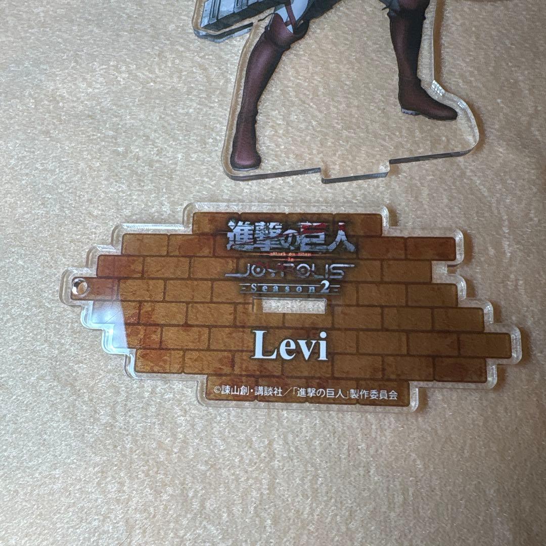 進撃の巨人　ジョイポリス　アクスタ　エルヴィン リヴァイ