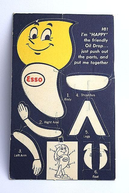 NOS ！ 1960’ｓ ESSO エッソ オイルドロップ ビンテージ TOY