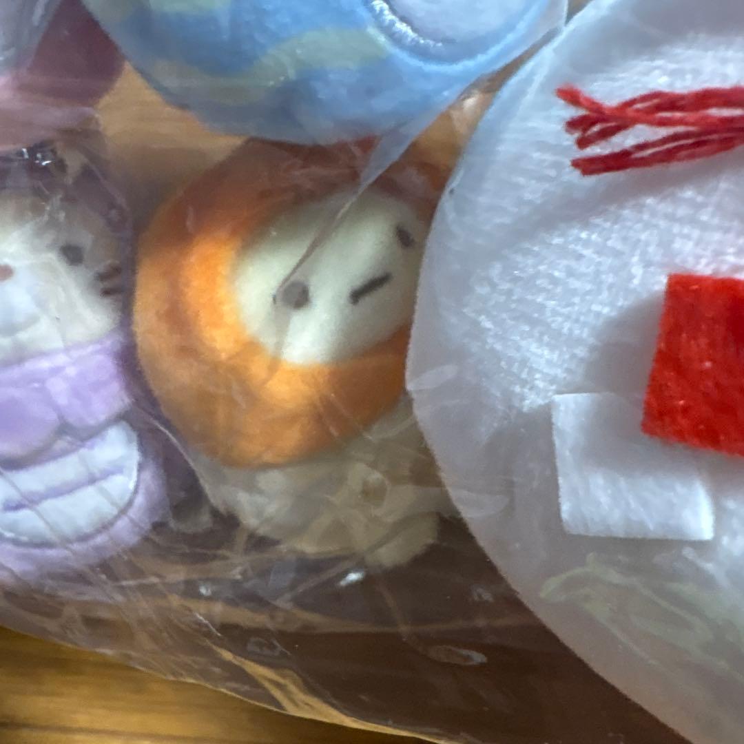 すみっコぐらし　お正月　ぬいぐるみ　へび　てのりぬいぐるみ　シーンぬいぐるみ