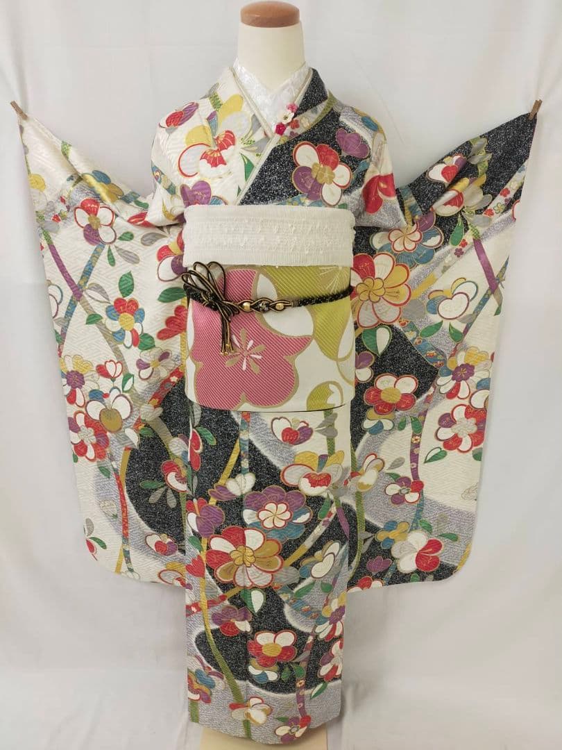 ゆさま【WA-Modern】★★　振袖7点フルセット+お直し代★★