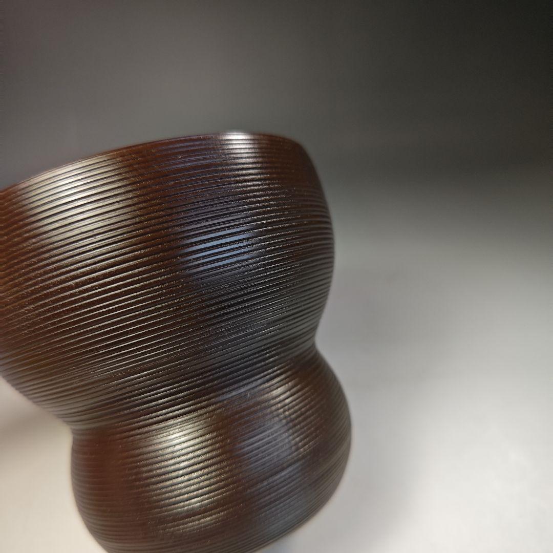 イ736 健水『如雪作』『漆塗　瓢箪　健水　共箱』茶道具