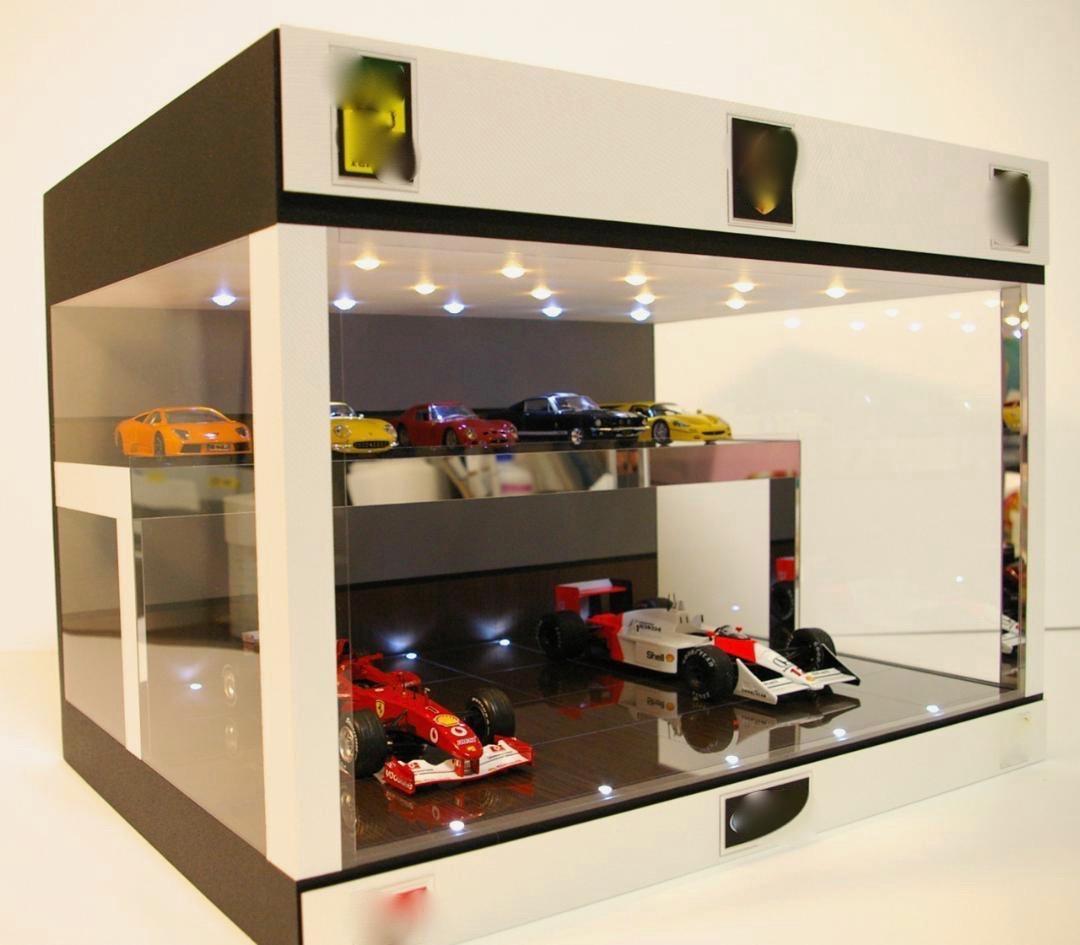 カステラさん・オーダー品・2段式ディスプレーBOX/スタイリッシュジオラマ